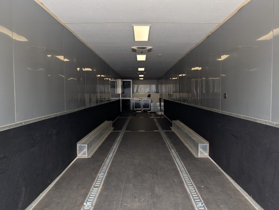 Used 2019 8.5X50 Vintage GOOSENECK RACE TRAILER