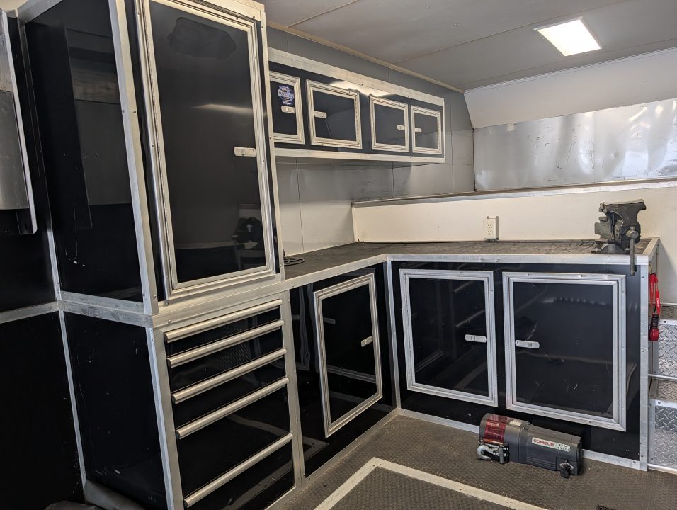 Used 2019 8.5X50 Vintage GOOSENECK RACE TRAILER