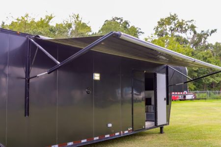 Used 2019 8.5X50 Vintage GOOSENECK RACE TRAILER