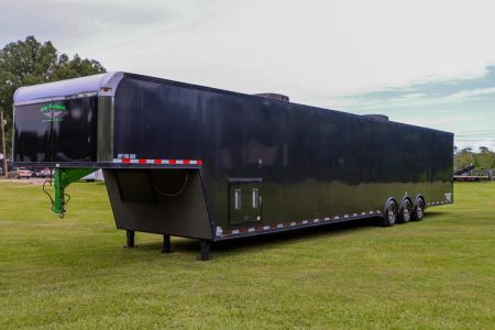 Used 2019 8.5X50 Vintage GOOSENECK RACE TRAILER