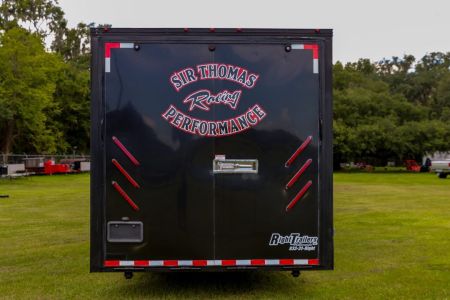 Used 2019 8.5X50 Vintage GOOSENECK RACE TRAILER