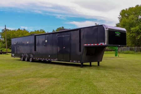 Used 2019 8.5X50 Vintage GOOSENECK RACE TRAILER