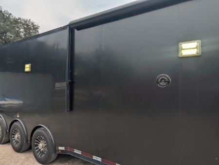 Used 2019 8.5X50 Vintage GOOSENECK RACE TRAILER