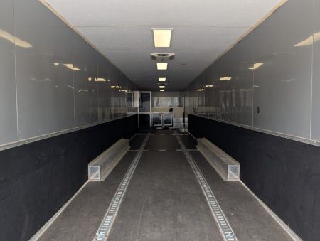Used 2019 8.5X50 Vintage GOOSENECK RACE TRAILER