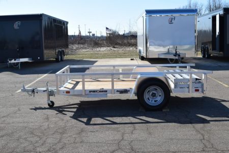 New Sport Haven 5x10 Aluminum Utility Trailer W/ BI-FOLD RAMP GATE