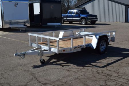 New Sport Haven 5x10 Aluminum Utility Trailer W/ BI-FOLD RAMP GATE