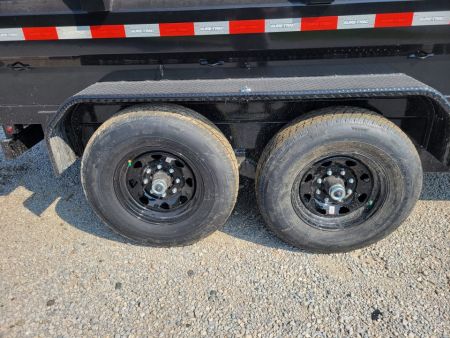 New 2027 Sure-Trac 7x12 HD Low Profile Scissor 14k Dump Trailer