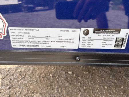 New 2025 Nationcraft 6x12 TA Stock# 016419 🚨sale!🚨