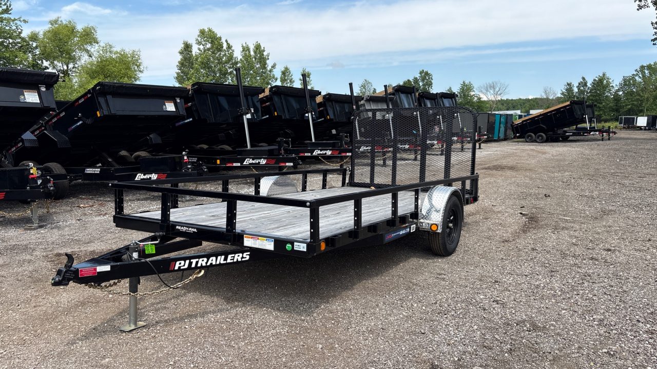 New 2025 PJ Trailers 83x14 SA U8 stock# 678358