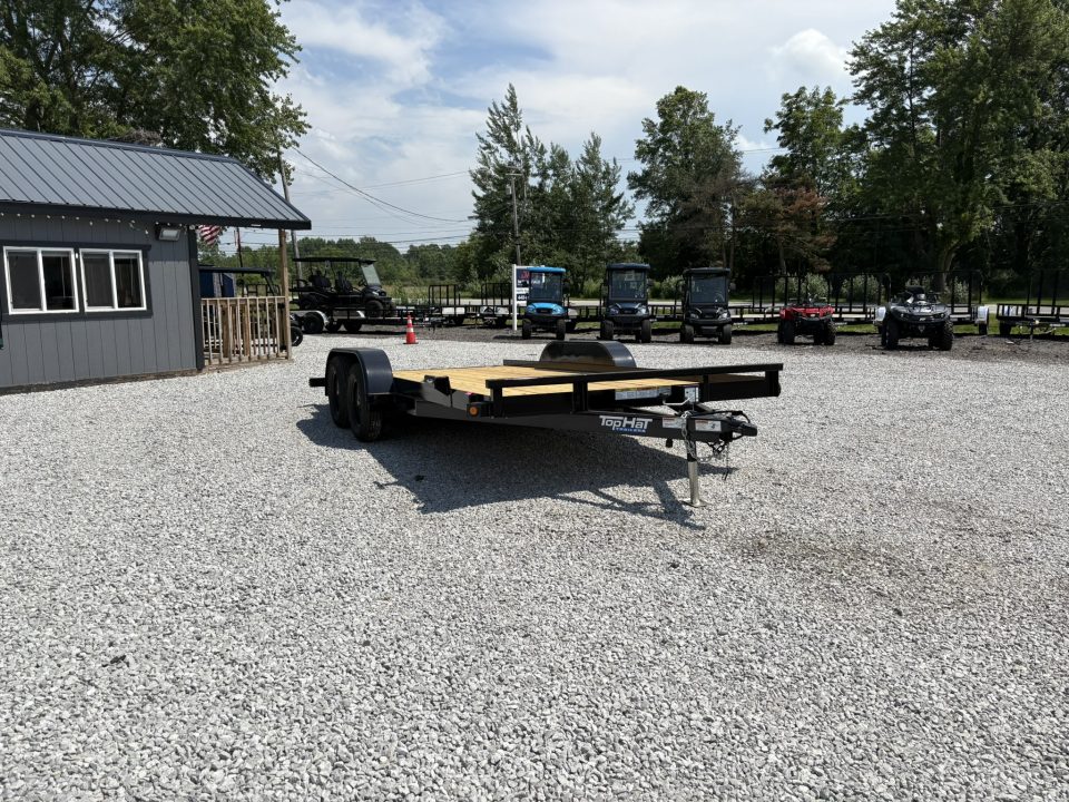 New 2025 Top Hat 7x16 car hauler stock# 254284