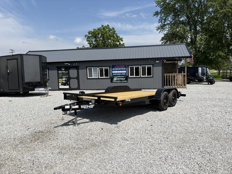 New 2025 Top Hat 7x16 car hauler stock# 254284