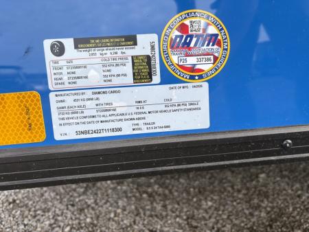 New 2026 Diamond Cargo 8.5x24