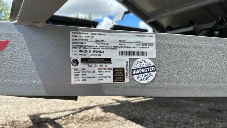New 2026 Liberty Trailers 72x12 Dump Trailer stock # 050523