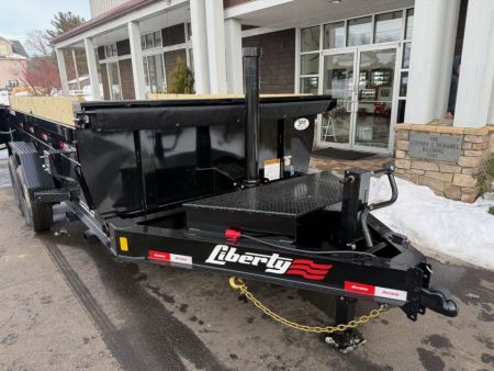 New Liberty 6'11" x 14' Telescopic Dump Trailer 15.4K
