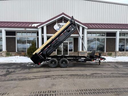 New Liberty 6'11" x 14' Telescopic Dump Trailer 15.4K