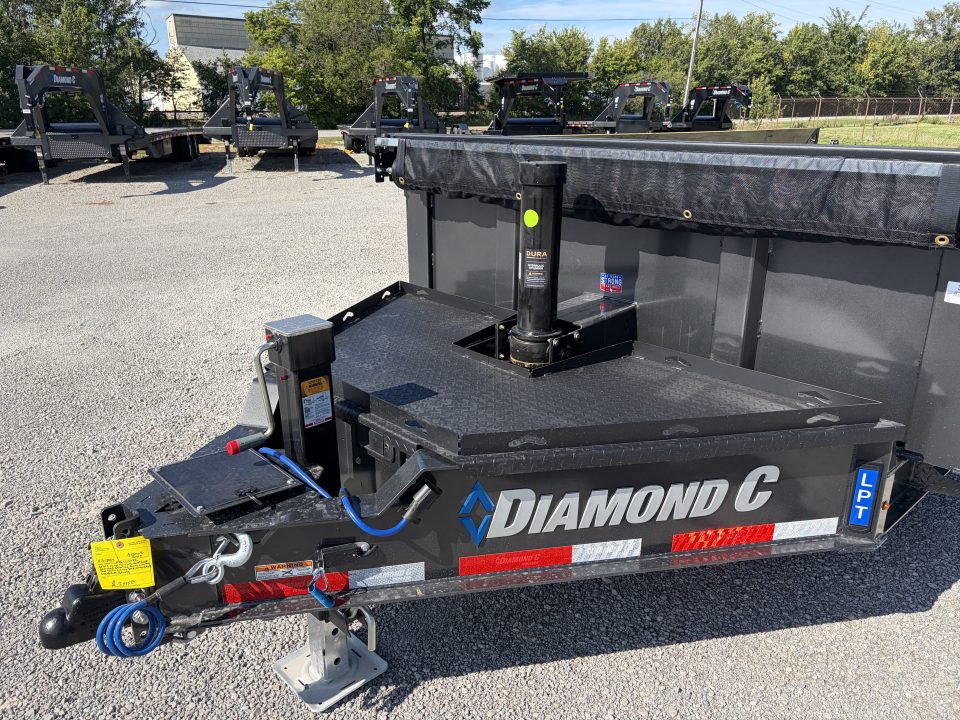 New 2027 Diamond C Trailers LPT207L14X82 (82" X 14') 15.5K Telescopic Dump Trailer