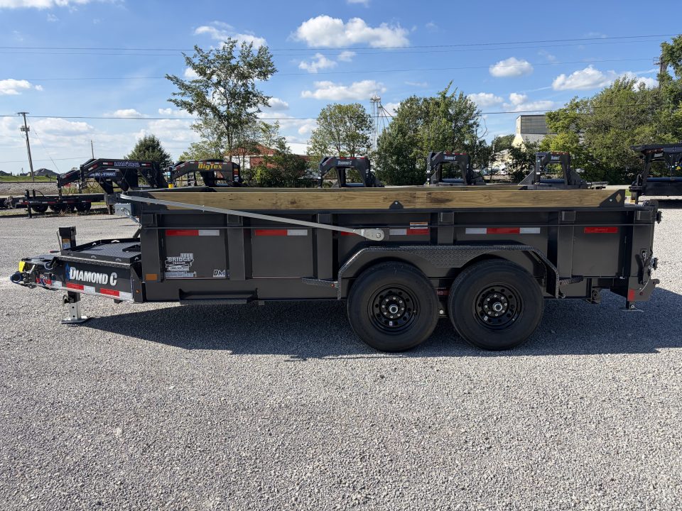 New 2027 Diamond C Trailers LPT207L14X82 (82" X 14') 15.5K Telescopic Dump Trailer