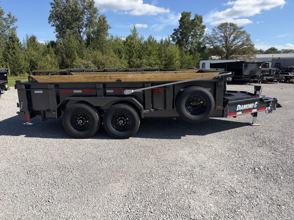New 2027 Diamond C Trailers LPT207L14X82 (82" X 14') 15.5K Telescopic Dump Trailer