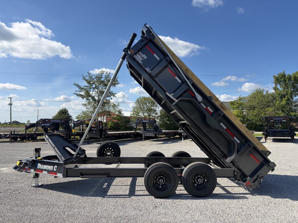 New 2027 Diamond C Trailers LPT207L14X82 (82" X 14') 15.5K Telescopic Dump Trailer