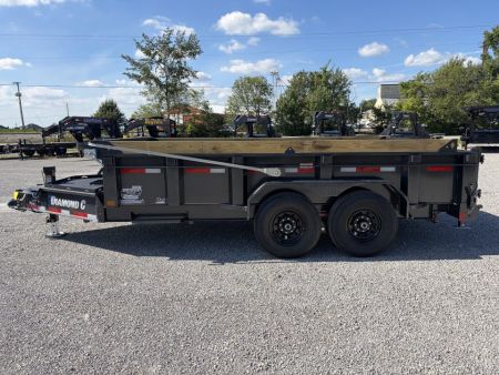 New 2027 Diamond C Trailers LPT207L14X82 (82" X 14') 15.5K Telescopic Dump Trailer