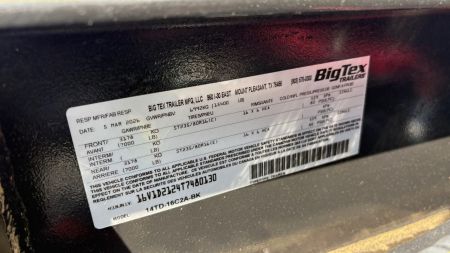 New 2027 Big Tex Trailers 7x16 14TD stock# 480130
