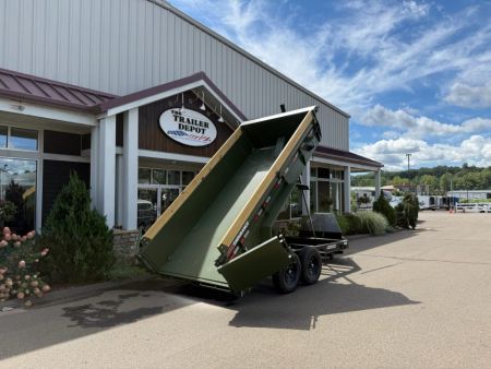 New Liberty 6'11" x 14' Telescopic Dump Trailer 15.4K