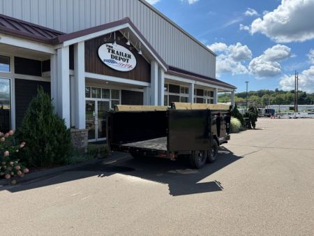 New Liberty 6'11" x 14' Telescopic Dump Trailer With High Sides 15.4K