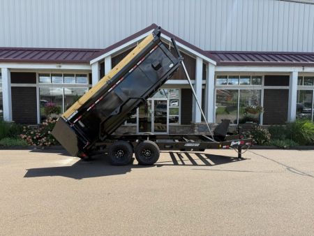 New Liberty 6'11" x 14' Telescopic Dump Trailer With High Sides 15.4K