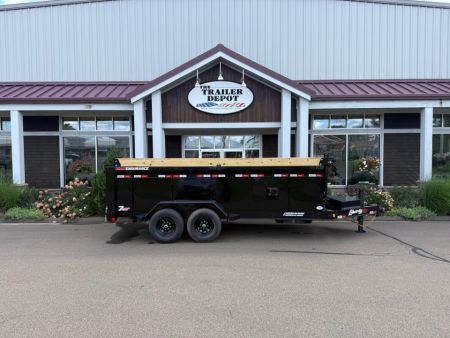 New Liberty 6'11" x 16' Telescopic Dump Trailer With High Sides 15.4K