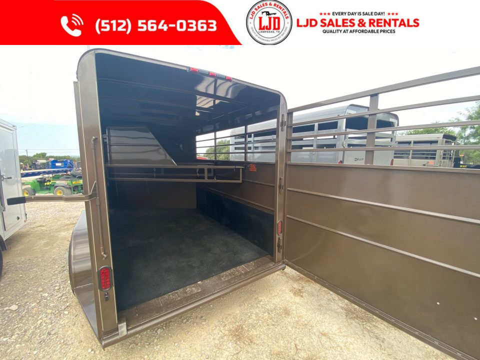 New 2027 Calico - 3 Horse Slant Trailer - 6'W x 16' L x6'6"Tall - Mats