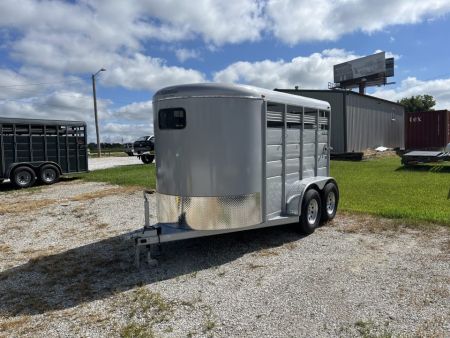 New 2026 Calico Trailers 6x12 Tandem 7K Stock Trailer W/ Full Swing Back Gate