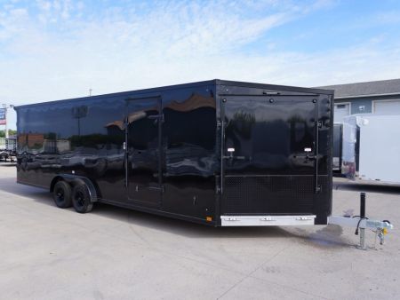 New 2025 Stealth Trailers 7.5x29ft Snowmobile Trailer