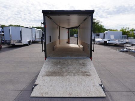 New 2025 Stealth Trailers 7.5x29ft Snowmobile Trailer