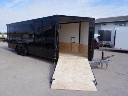 New 2025 Stealth Trailers 7.5x29ft Snowmobile Trailer