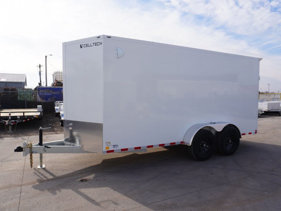New 2026 Cell-Tech Trailers 7x16ft Galvanized Enclosed