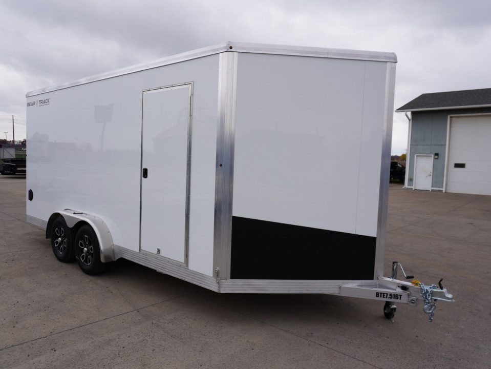New 2026 Bear Track 7.5x16 Aluminum Enclosed