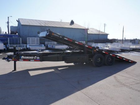 New 2026 Diamond C Trailers DET210 22ft Deckover Tilt Trailer