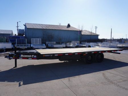 New 2026 Diamond C Trailers DET210 22ft Deckover Tilt Trailer