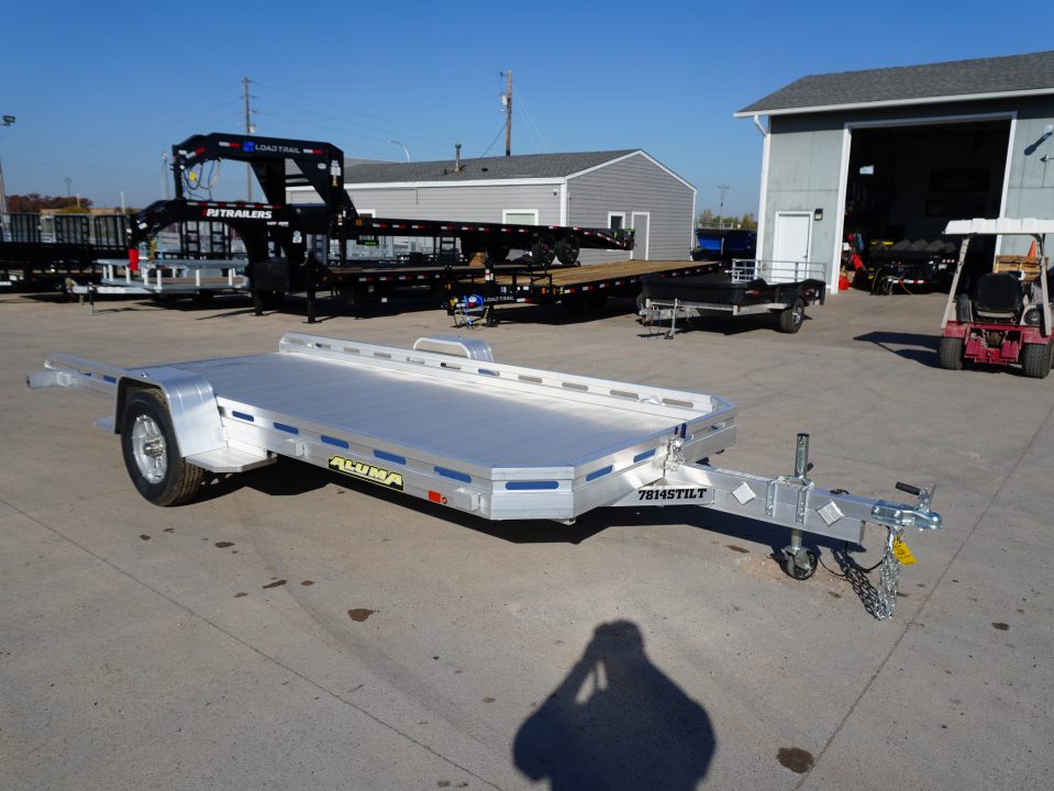 New 2027 Aluma 78"x14ft Tilt Trailer