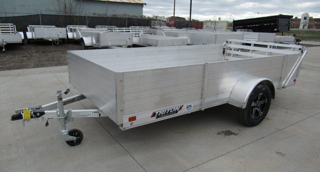 New 2027 Triton Trailers 6x12ft Aluminum Utility Trailer