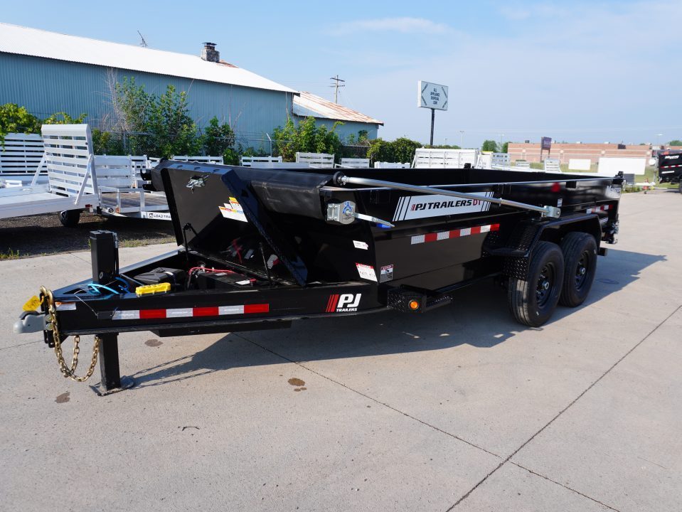 New 2027 PJ Trailers DT1 83"x16ft Dump Trailer