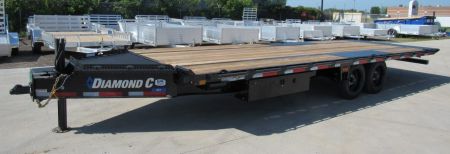New 2026 Diamond C Trailers DET208 24ft Tilt Trailer