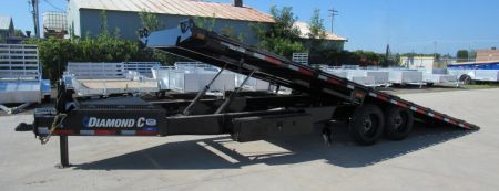 New 2026 Diamond C Trailers DET208 24ft Tilt Trailer