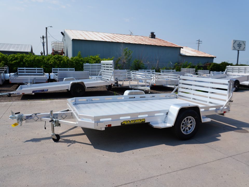 New 2027 Aluma 77"x12ft Aluminum Utility Trailer