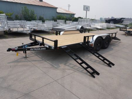 New 2027 PJ Trailers UL 83''x16ft Utility Trailer