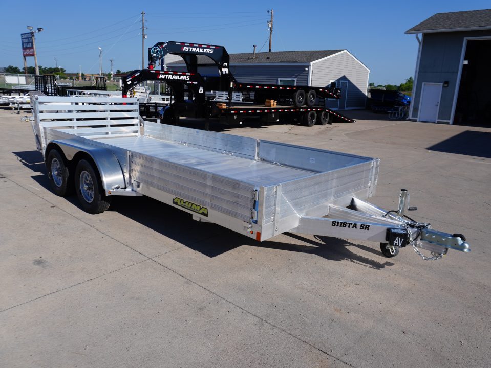 New 2027 Aluma 81"x16ft Utility Trailer