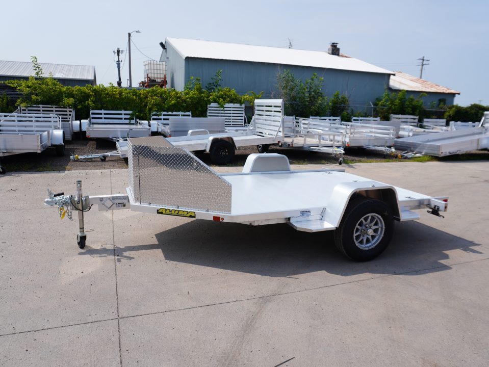 New 2027 Aluma MC210 6'6"x11'6" Motorcycle Trailer