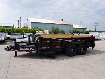 New 2027 Diamond C Trailers LPT207 82"x14ft Dump Trailer