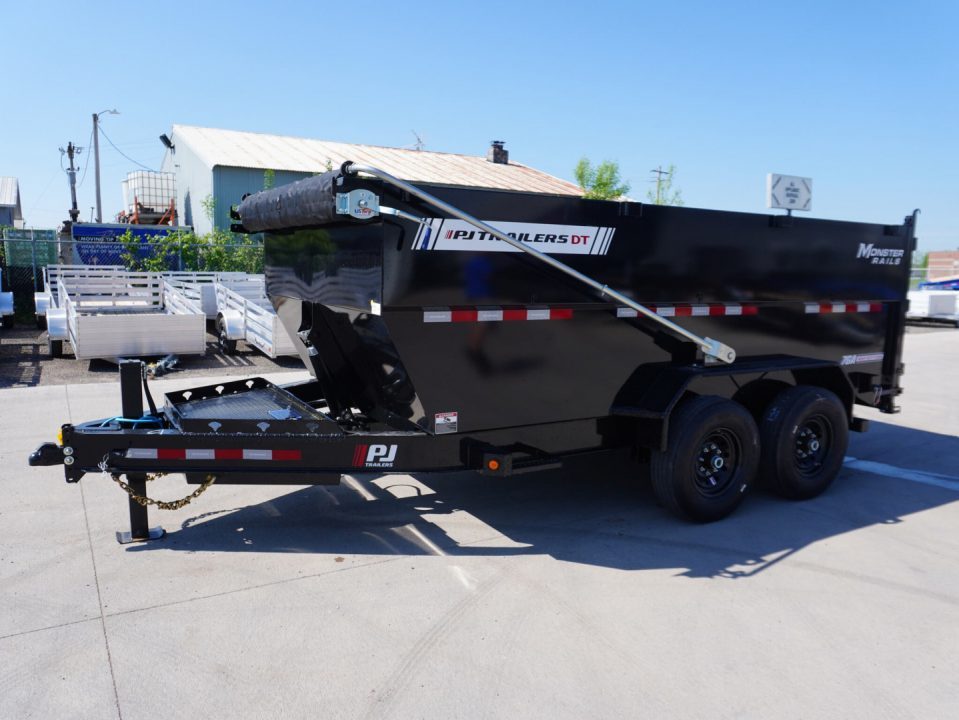 New 2027 PJ Trailers DT 83"x14ft Dump Trailer