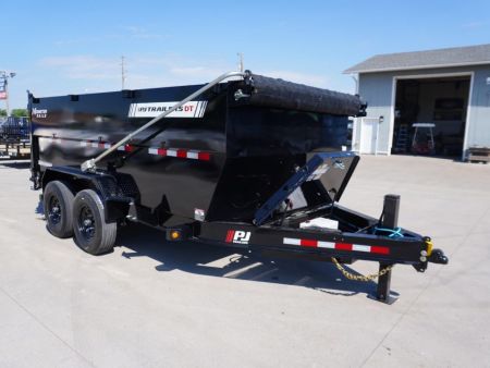 New 2027 PJ Trailers DT 83"x14ft Dump Trailer